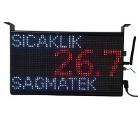 PT100 Giri�li LED S�cakl�k G�sterge